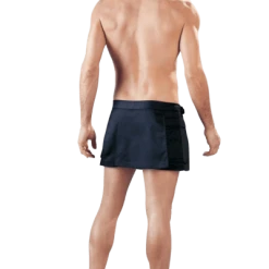 SVEN JOY MENT Schwarzer Rock Mit Schnallen