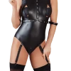 Cottelli Collection Wetlook-Strapsbody Mit Fesseln -Erotische Party Verkaufsladen 26417711021 Body mit Reissverschlussen 600x600