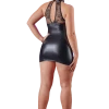 Cottelli Collection Neckholder Wetlookkleid Mit Spitze -Erotische Party Verkaufsladen 27158301021 schwarzes Kleid 600x600