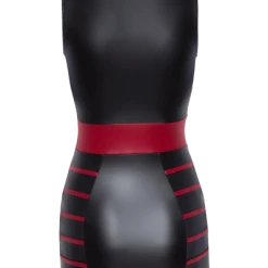 Cottelli Collection Wetlook Kleid Matt Mit Roten Details -Erotische Party Verkaufsladen 27178831021 Wetlook Kleid back 600x600