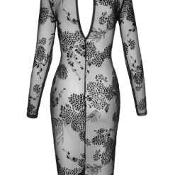 Noir Handmade Tüllkleid Mit Blütenmuster -Erotische Party Verkaufsladen 27179211021 langes Kleid 600x600