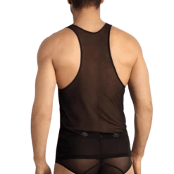 Anais For Men Herren Tanktop Netz
