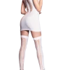 Chilirose Minikleid Mit Strümpfen In Weiß -Erotische Party Verkaufsladen 7060 Minikleid Weiss 600x600
