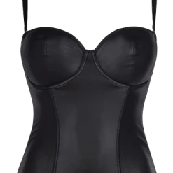 Axami Gepolsterte Wetlook Corsage Mit Bügeln -Erotische Party Verkaufsladen AX10009 Corsage Wetlook front 600x600
