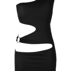 Axami Schwarzes Minikleid Mit Cut-Outs -Erotische Party Verkaufsladen AX10095 Minikleid mit Cutouts 600x600
