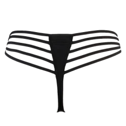 Axami Wetlook String Mit Tüll Schwarz -Erotische Party Verkaufsladen AX10111 Wetlook String 600x600