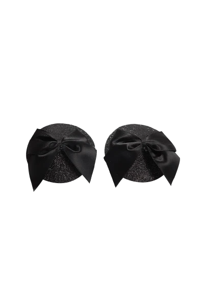 Bijoux Indiscrets Bijou Indiscrets - Nipple Pasties Glitter & Satinschleife 4 Bijoux Indiscrets Bijou Indiscrets - Nipple Pasties Glitter & Satinschleife – Bild 2