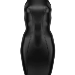 Noir Handmade Langes Enganliegendes Wetlook Kleid -Erotische Party Verkaufsladen F160 Bleistiftkleid Wetlook schwarz ghost 600x600