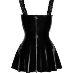 Noir Handmade Wetlook Minikleid Glänzend -Erotische Party Verkaufsladen F248 Minikleid 600x600