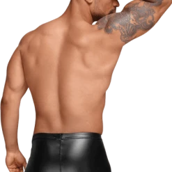 Noir Handmade Men Gesteppte Shorts Aus Wetlook