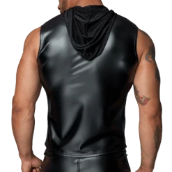 Noir Handmade Men Kapuzenshirt In Schwarz