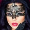 Chilirose Maske Mystery - Messing -Erotische Party Verkaufsladen Hohe Maske Mystery 600x600