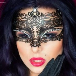 Chilirose Maske Mystery - Messing