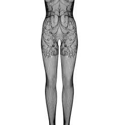 Obsessive Catsuit Ouvert -Erotische Party Verkaufsladen OB20356 Catsuit mit Muster 600x600