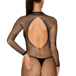 Obsessive Langarm Catsuit Aus Netz