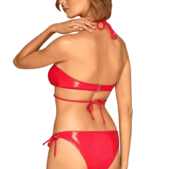 Obsessive Neckholder-Bikini Rot