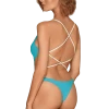 Obsessive Badeanzug Bauchfrei Türkis/weiß -Erotische Party Verkaufsladen OB20688 Badeanzug 600x600