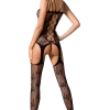 Passion- Exklusiv Bodystocking Mit Mustern Und Cutouts Ouvert -Erotische Party Verkaufsladen PE10282 Bodystocking 600x600