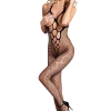 Obsessive Schwarzer Bodystocking Ouvert
